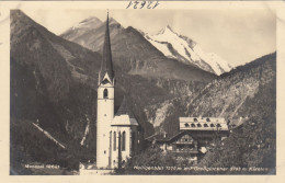 D9487) HEILIGENBLUT 1279m Mit Großglockner 3798m - Kärnten - Kirche U. Haus Im Vordergrund ALT - Heiligenblut