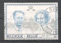 Belgie 1985 25 J Huwelijk Koningspaar OCB 2198 (0) - Oblitérés