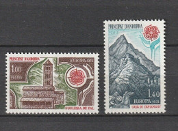 Andorra Fr 1978 Europa CEPT (**) Mi 290-91 - €12; Y&T 269-70 - €25,- - 1978