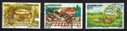 Luxembourg 2004 - YT 1599/1601 - Gastronomie, Gastronomy - Oblitérés