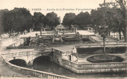 FRANCE - Nîmes - Jardin De La Fontaine - Vue Générale - Carte Postale Ancienne - Nîmes