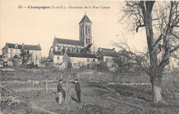 VAL D'OISE  95  CHAMPAGNE - PANORAMA DE LA RUE CARRON - Champagne Sur Oise