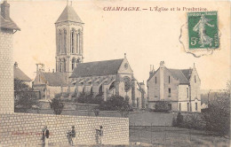 VAL D'OISE  95  CHAMPAGNE - L'EGLISE ET LE PRESBYTERE - Champagne Sur Oise