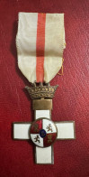 España Medalla Cruz Del M.M. 1 Clase Distintivo Blanco 1938-1975 PG 178 - Andere & Zonder Classificatie