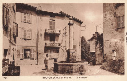 Bouyon * Place Et La Fontaine * Villageois - Autres & Non Classés