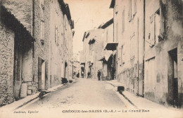 Gréoux Les Bains * La Grand Rue Du Village - Gréoux-les-Bains