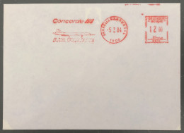 Belgique, Flamme Commémorative Concorde 5.3.1984 Sur Enveloppe - (B1429) - Storia Postale