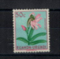 Rvanda-Urundi - "Fleurs Diverses - Types Du Congo Belge : Légende : RUANDA-URUNDI" - Oblitéré N° 182 De 1953 - Oblitérés