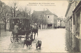 25 - Montbéliard (Doubs) - Inondation Du 8 Février 1910 - Place Denfert-Rochereau - Montbéliard