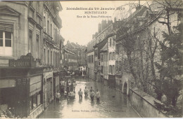 25 - Montbéliard (Doubs) - Inondation Du 10 Janvier 1910 - Rue De La Sous-Préfecture - Montbéliard