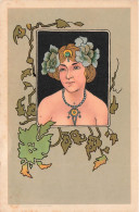 ILLUSTRATEUR - Femme - Portrait - Carte Postale Ancienne - Zonder Classificatie