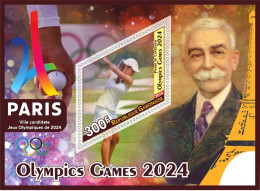 Olympische Spelen 2024 , Republiek  Gabonaise - Blok Postfris - Verano 2024 : París