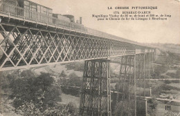 FRANCE - Busseau D'Ahun - Magnifique Viaduc Pour Le Chemin De Fer De Limoges à Montluçon - Carte Postale Ancienne - Andere & Zonder Classificatie