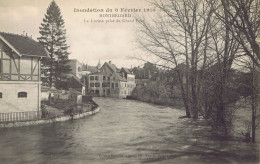 25 - Montbéliard (Doubs) - Inondation Du 8 Février 1910 - La Luzine Prise Du Grand Pont - Montbéliard