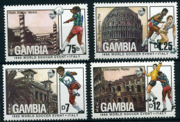 Gambia 898-901 Postfrisch Fußball Weltmeisterschaft 1990 ** #GB650 - Gambia (1965-...)