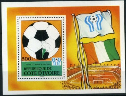 Elfenbeinküste Block 12 Postfrisch Fußball #GB624 - Costa De Marfil (1960-...)