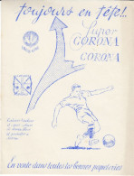 BUVARD & BLOTTER - Cahier D'école CORONA - Football - Chocolat