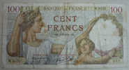 FRANCE UN BILLET DE 100 FRANCS SULLY DE 1940 - 100 F 1939-1942 ''Sully''