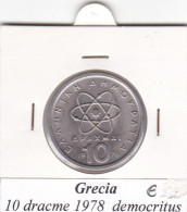 GRECIA  10 DRACHMES  ANNO 1978 COME DA FOTO - Grèce