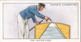 Smugglers & Smuggling 1932 -  Ogden Cigarette Card - Original - 28 Water Cask - Ogden's