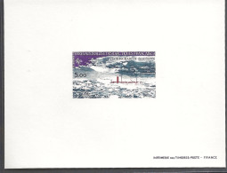 Épreuve De Luxe Taaf/fsat Bateau Station Charcot Terre Adelie YVT PA 65 - Imperforates, Proofs & Errors