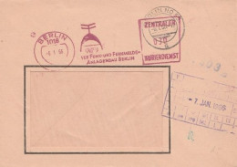 DDR Brief Von ZKD Freistempel Zentraler Kurierdienst Berlin 1966 VEB Funk Und Fernmeldeanlagenbau Berlin - Franking Machines (EMA)