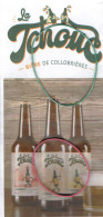 Dépliant Publicitaire Pour "La Tchouc", Bière De Collobrières (Var, France) - Autres & Non Classés