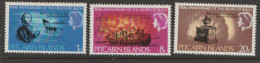 Pitcairn Islands  1967  SG  82-4 Captain Bligh   Lightly Mounted Mint - Pitcairn Islands