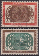 Nations Unies - LUXEMBOURG - Sécurité, Assistance - N° 497-499 - 1955 - Oblitérés