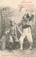 ENFANTS - Première Chasse - Chasse Privée - Un Procès Verbal Vous Pend à L'oreille - Carte Postale Ancienne - Autres & Non Classés