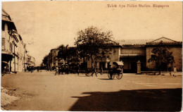 PC SINGAPORE, TELOK AYE POLICE STATION, VINTAGE POSTCARD (b1795) - Singapour