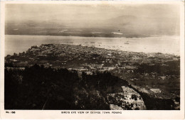 PC MALAYSIA, PENANG, VIEW OF GEORG TOWN, REAL PHOTO POSTCARD (b1271) - Malaysia