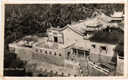 PC MALAYSIA, PENANG, AYER ITAM TEMPLE, VINTAGE REAL PHOTO POSTCARD (b989) - Malaysia