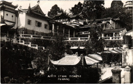 PC MALAYSIA, PENANG, AYER ITAM TEMPLE, VINTAGE REAL PHOTO POSTCARD (b981) - Malaysia