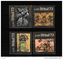 A07773)Brasilien 1402 - 1403 + 1405 - 1406 Gest. - Usados