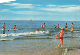 JEUX - Ballon De Plage - La Plage - Animé - Carte Postale Ancienne - Altri & Non Classificati