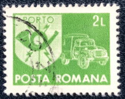 Romana - Roemenië - C14/53 - 1982 - (°)used - Michel 128 - Postembleem & Postvoertuig - Port Dû (Taxe)