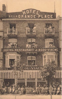 HOTELS RESTAURANTS - Hôtel De La Grande Place - Hôtel Restaurant J. Acou-Viaene - Carte Postale Ancienne - Hotels & Gaststätten