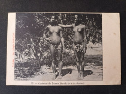 Afrique > Centrafricaine (République) - Costume De Femme Banda (nue) / Editions Trinchant Toulouse N°27 - Centrafricaine (République)