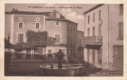 St Sandoux * Fontaine De La Place - Otros & Sin Clasificación