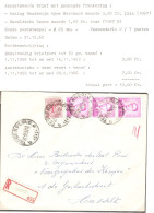 TP 1067(3) Baudouin Lunettes+TP S/L. Recommandée Obl. Tessenderlo 21/12/62 > Hasselt - Lettres & Documents