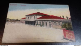 FAENZA ITALIA STAZIONE CARTOLINA DI FAENZA STAZIONE RAILWAY STATION ITALY UNUSED - Faenza