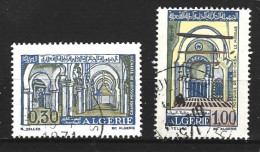 ALGERIE. N°528-9 Oblitérés De 1970. Mosquées. - Mosquées & Synagogues