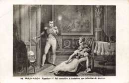 PEINTURES & TABLEAUX - Malmaison -Napoléon Fait Connaître à Joséphine Son Intention De Divorcer - Carte Postale Ancienne - Peintures & Tableaux