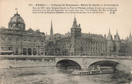 FRANCE - Paris - Tribunal De Commerce - Palais De Justice Et Conciergerie - Carte Postale Ancienne - Autres & Non Classés