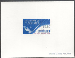 Épreuve De Luxe Taaf/fsat Station Lidar Dumont D’urville  YVT PA 132 - Imperforates, Proofs & Errors