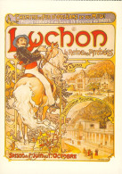 CPM-Alphonse MUCHA - Art Nouveau - LUCHON - Chemins De Fer D'Orléans Et Du Midi- SUP*** Scan Recto/Verso - Mucha, Alphonse