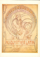 CPM-Alphonse MUCHA - Art Nouveau - Noël Au QUARTIER LATIN, N° Exceptionnel  1897- SUP*** Scan Recto/Verso - Mucha, Alphonse