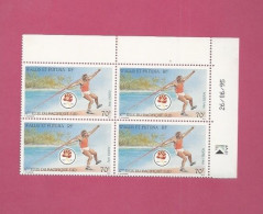 YT N° 479** Bloc De 4 BDF N° De Feuille - Athlétisme - Unused Stamps