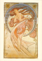 CPM- Alphonse MUCHA - Art Nouveau - La DANSE - 1898 _ SUP*** Scan Recto/Verso - Mucha, Alphonse